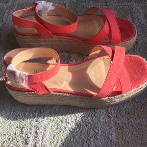 Pink Platform Sandals